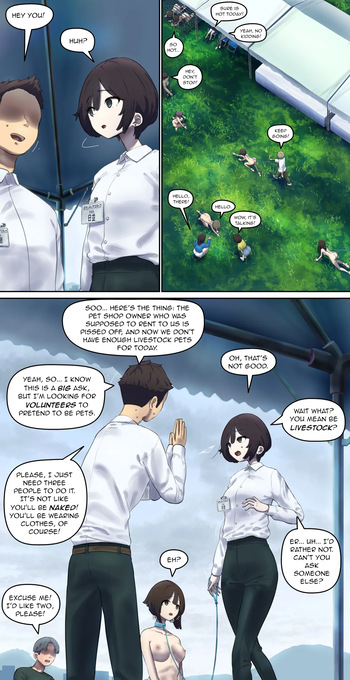 Volunteer for pet human livestock sales promotion event 【Translated by kochakaden】 cover