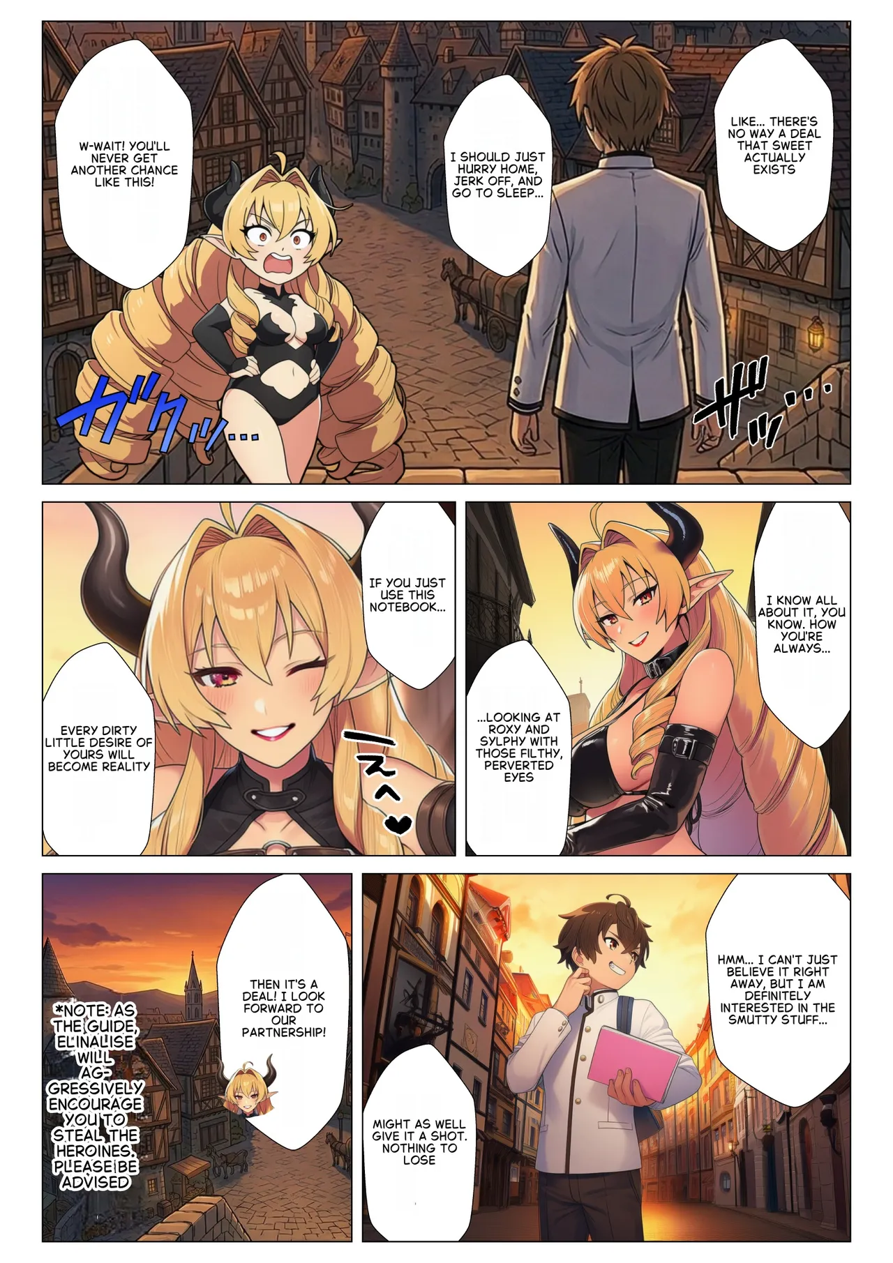 Lust-Inducing Mesu Note - Forcing the Mushoku Tensei heroines into heat for a harem orgy page 7 full