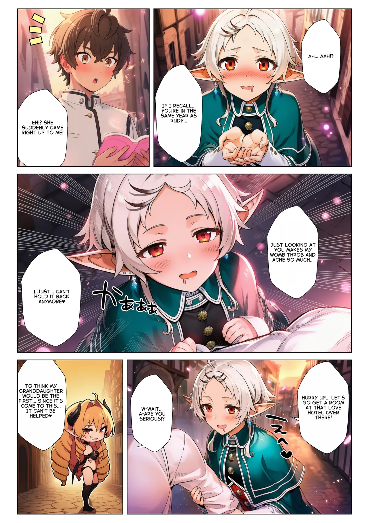 Lust-Inducing Mesu Note - Forcing the Mushoku Tensei heroines into heat for a harem orgy page 9 full