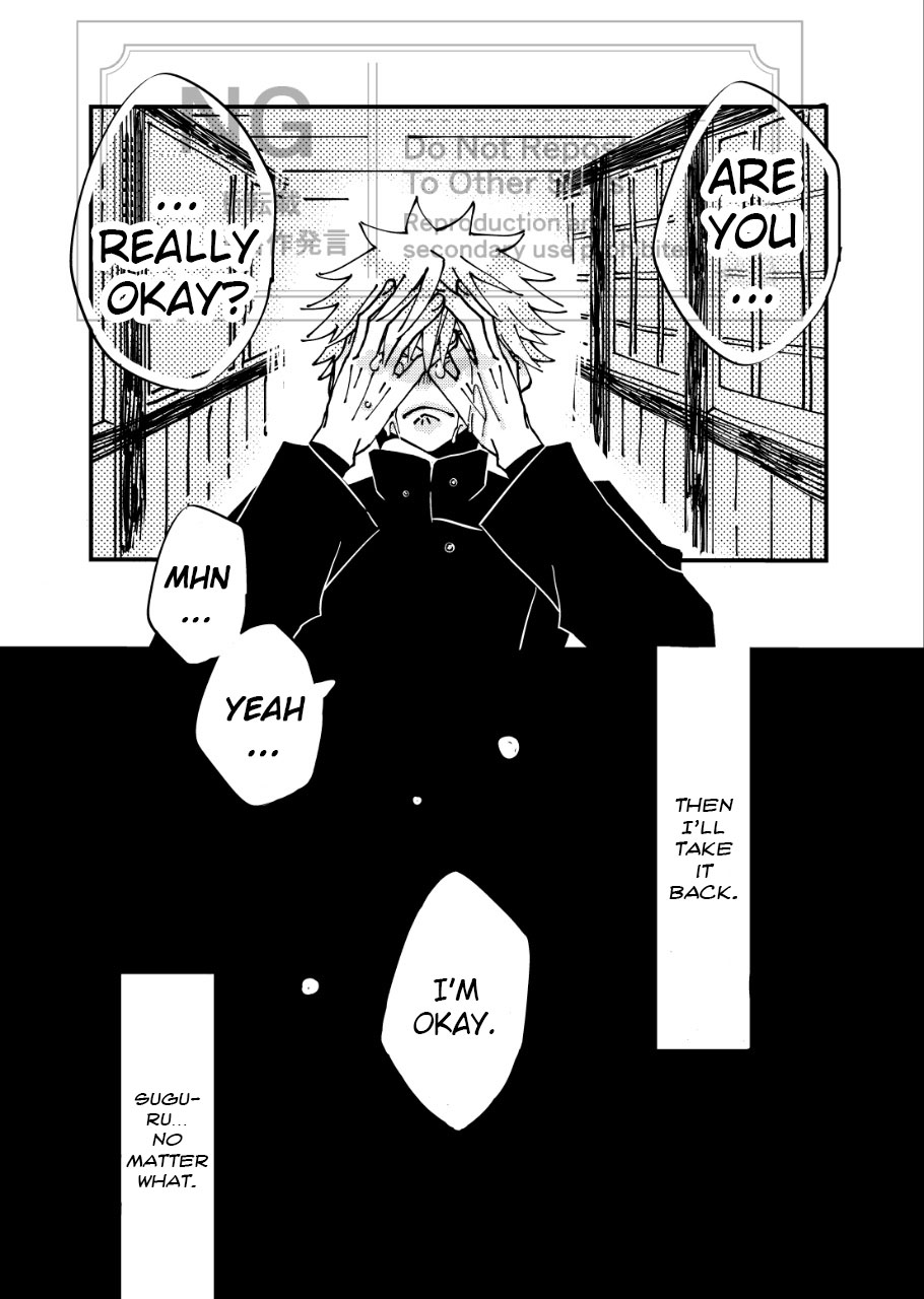 A Story Where Gojo Somehow Ends Up Going Back to the Past, Tries His Absolute Best Through All the Chaos, and Ends Up Happy with Geto page 9 full