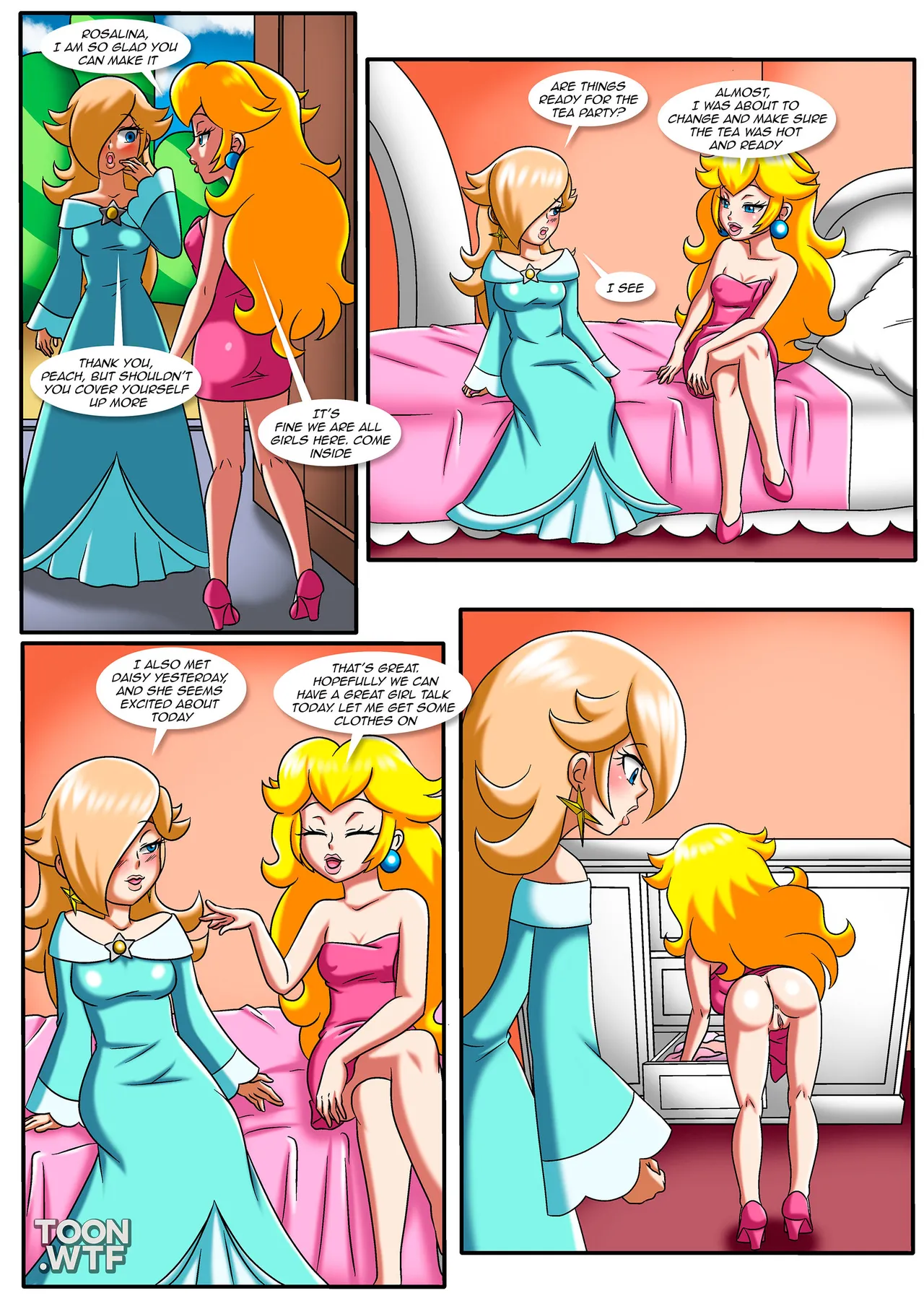 Peach's Tea Party  ONGOING page 5 full