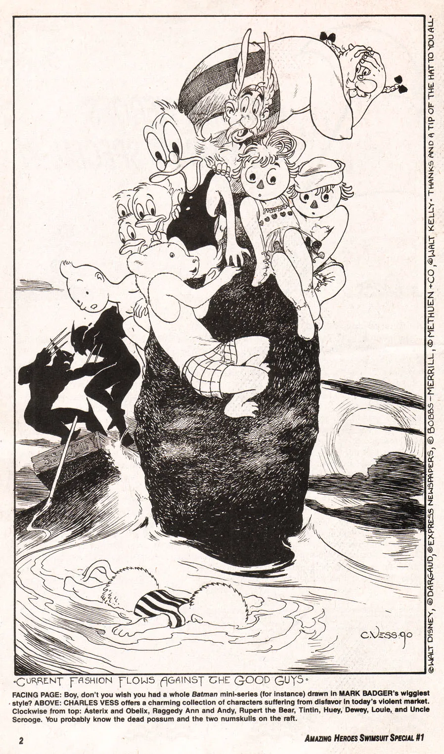 Amazing Heroes Swimsuit 1990 page 4 full