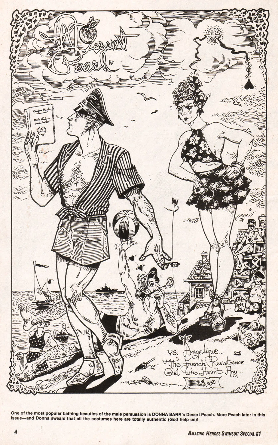 Amazing Heroes Swimsuit 1990 page 6 full
