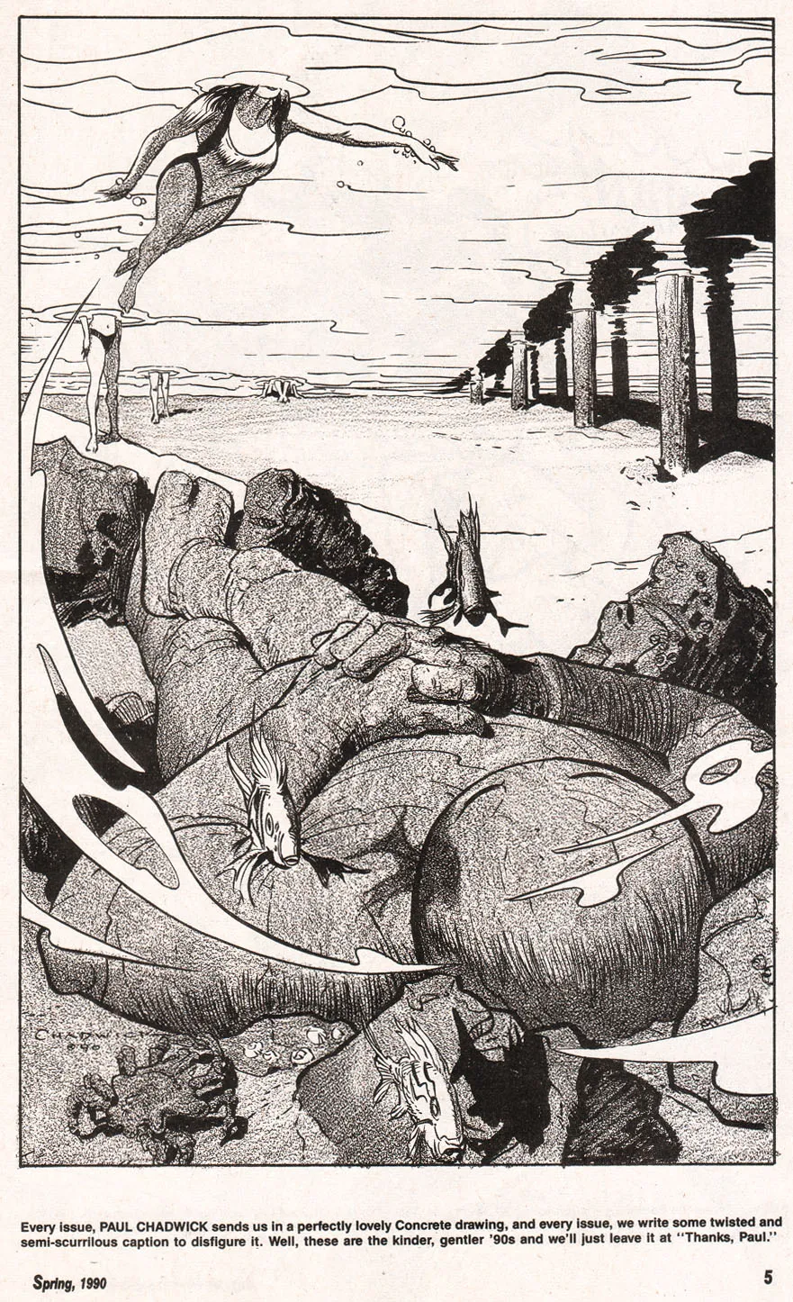Amazing Heroes Swimsuit 1990 page 7 full