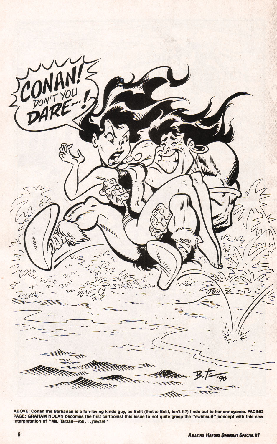 Amazing Heroes Swimsuit 1990 page 8 full
