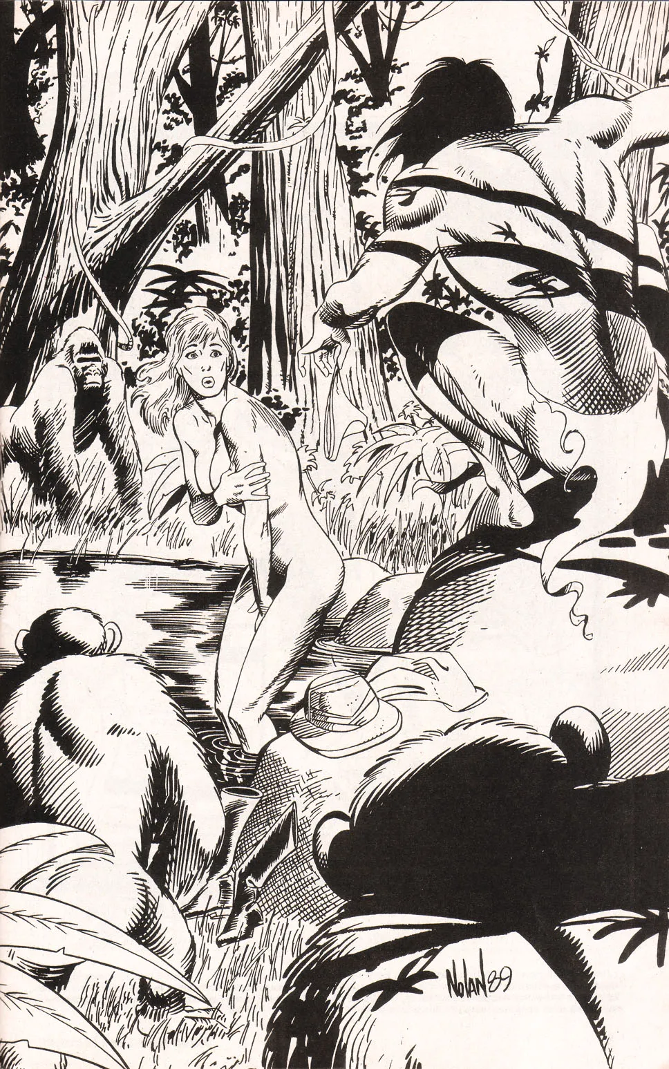 Amazing Heroes Swimsuit 1990 page 9 full