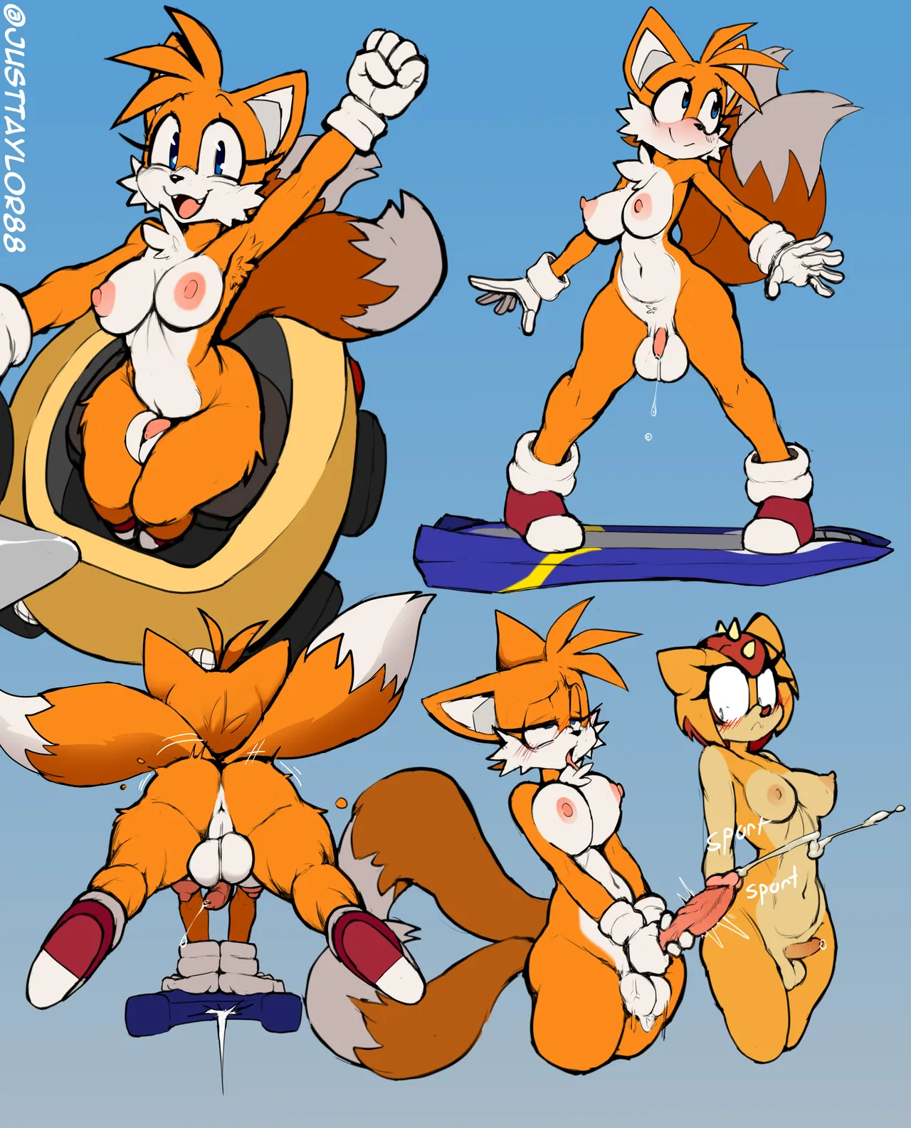 Tails Sketches page 2 full