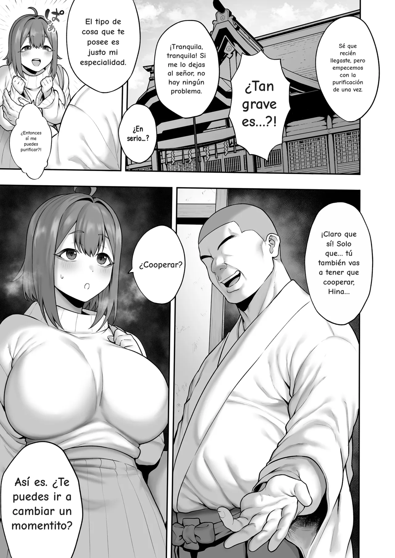 Muchi Muchi Tennen Joshidaisei no Dosukebe Jorei Taikenroku | Crónica del cochino exorcismo de una universitaria ingenua, tetona y despistada page 6 full