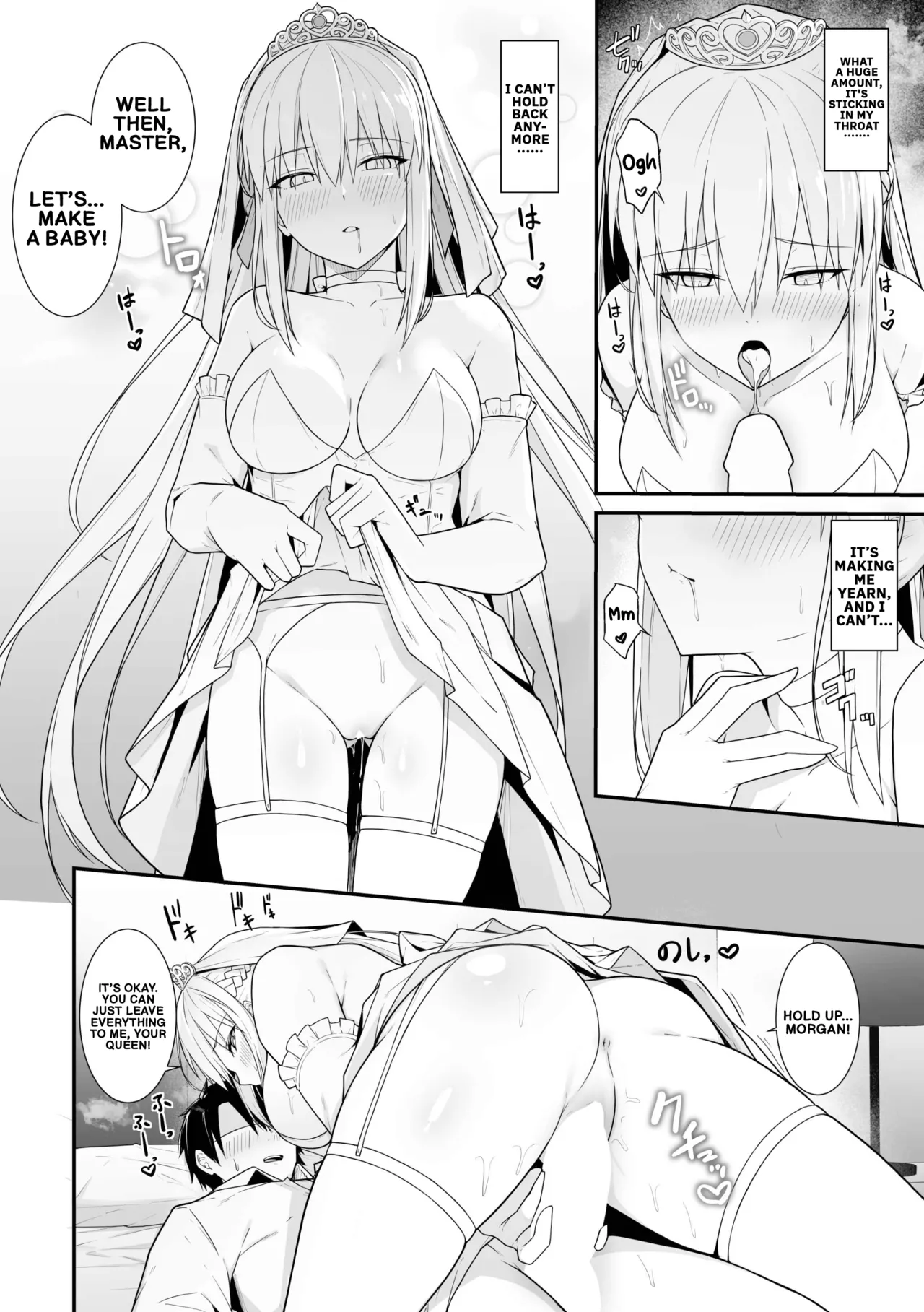 Morgan Heika to Shinkon Shoya | Wedding Night with Her Majesty the Queen Morgan page 7 full
