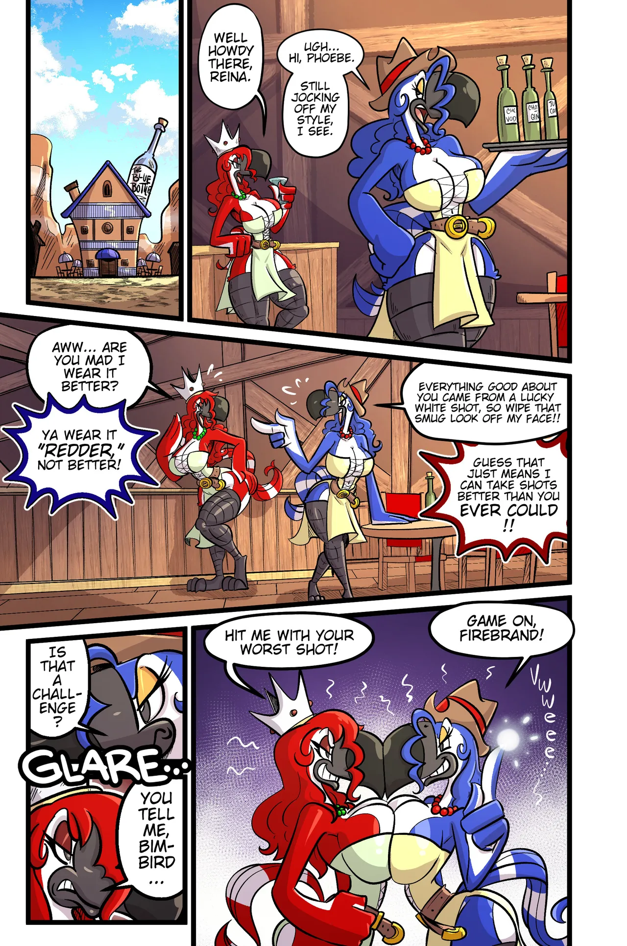 Reina Vs Red page 1 full