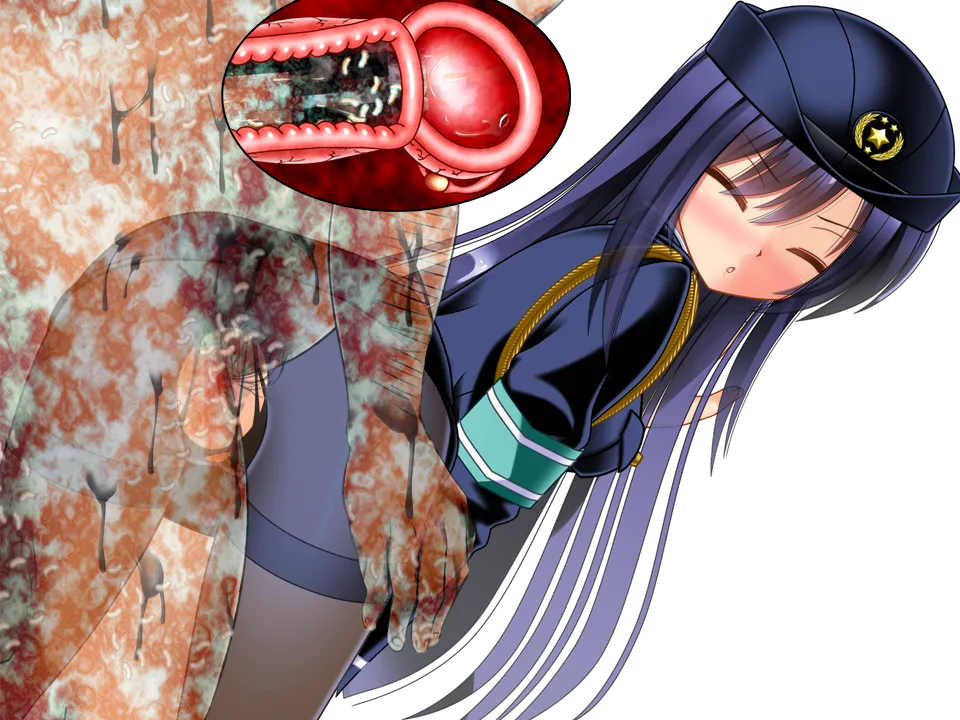 Zombie vs Fujin Keikan Misaki ~Zombie, Shokushu, Mushi de Shikyuu o Yogosarenagara Tatakau Bishoujo Sousakan~ page 3 full