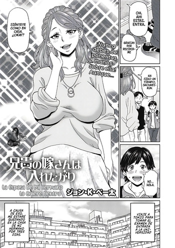 Aniki no Yome-san wa Iretagari｜La Esposa De Mi Hermano Lo Quiere Dentro cover