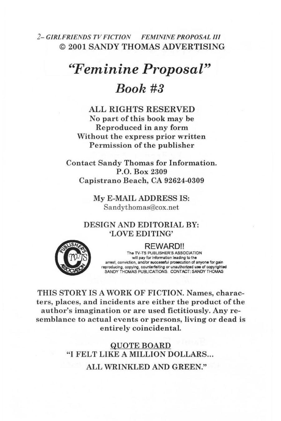 Feminine Proposal III - Sandy Thomas page 3 full