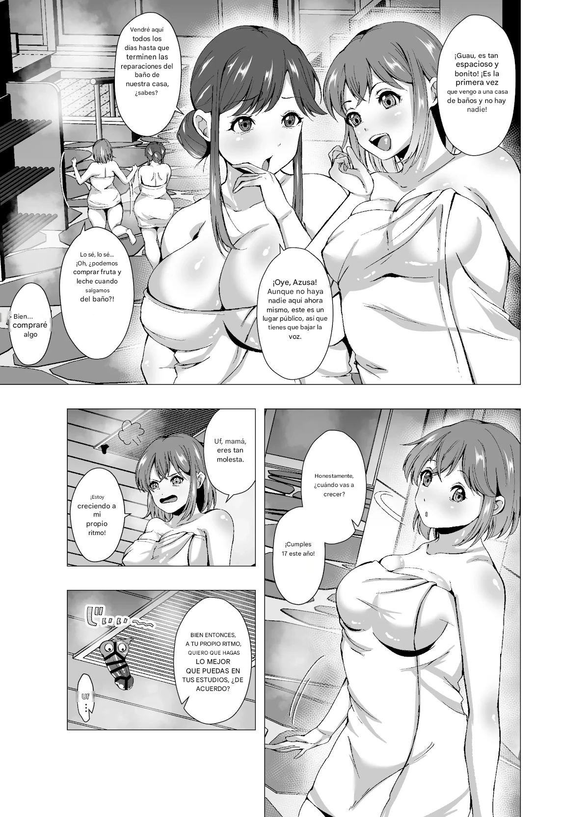 Kisei Sentou Mama to Gachi SEX Español page 2 full