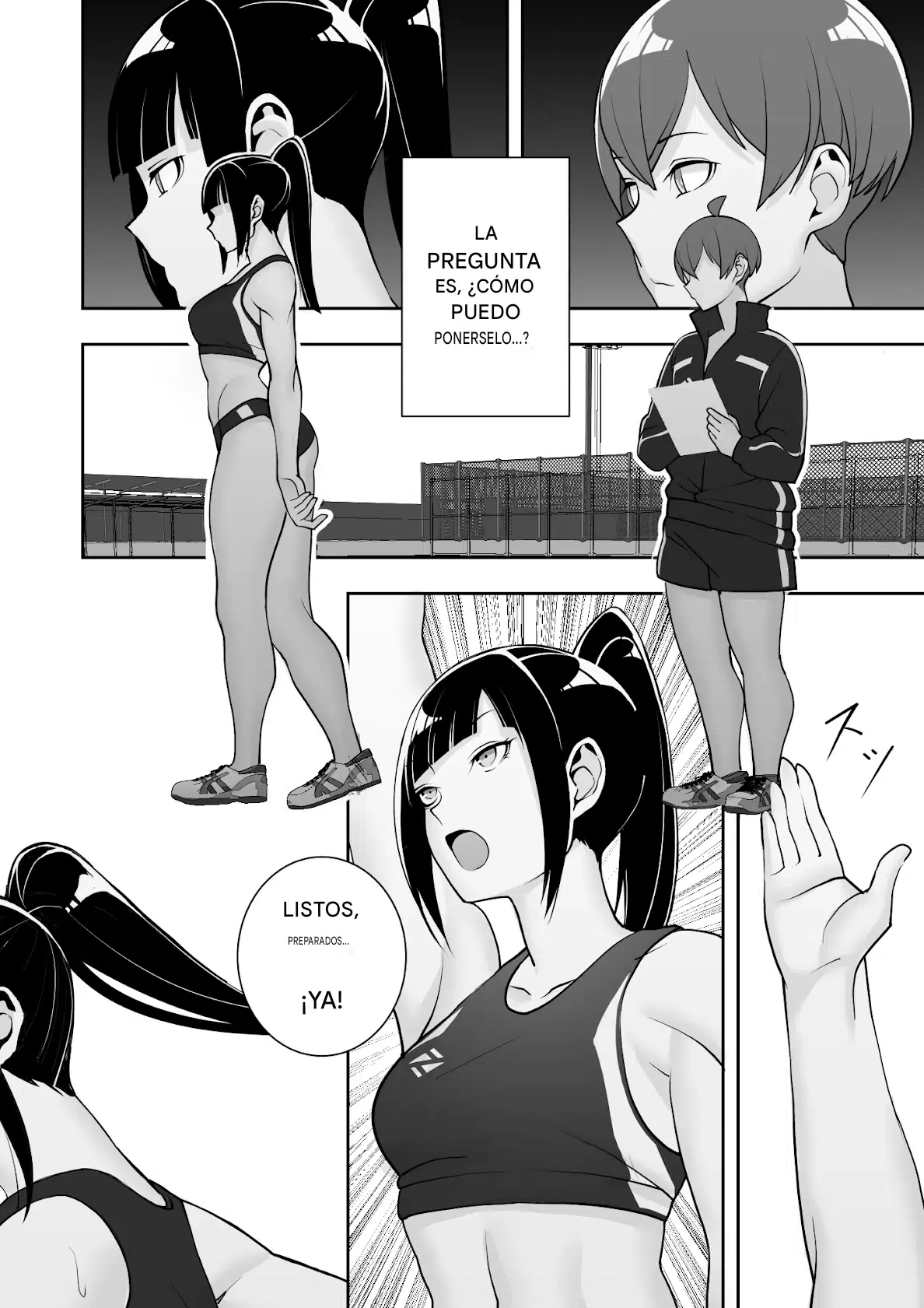 Reizoku no Kubiwa Akogare no Rikujoubu Senpai o Toraete Jibun no Konomi ni Sennou Choukyou Español page 4 full