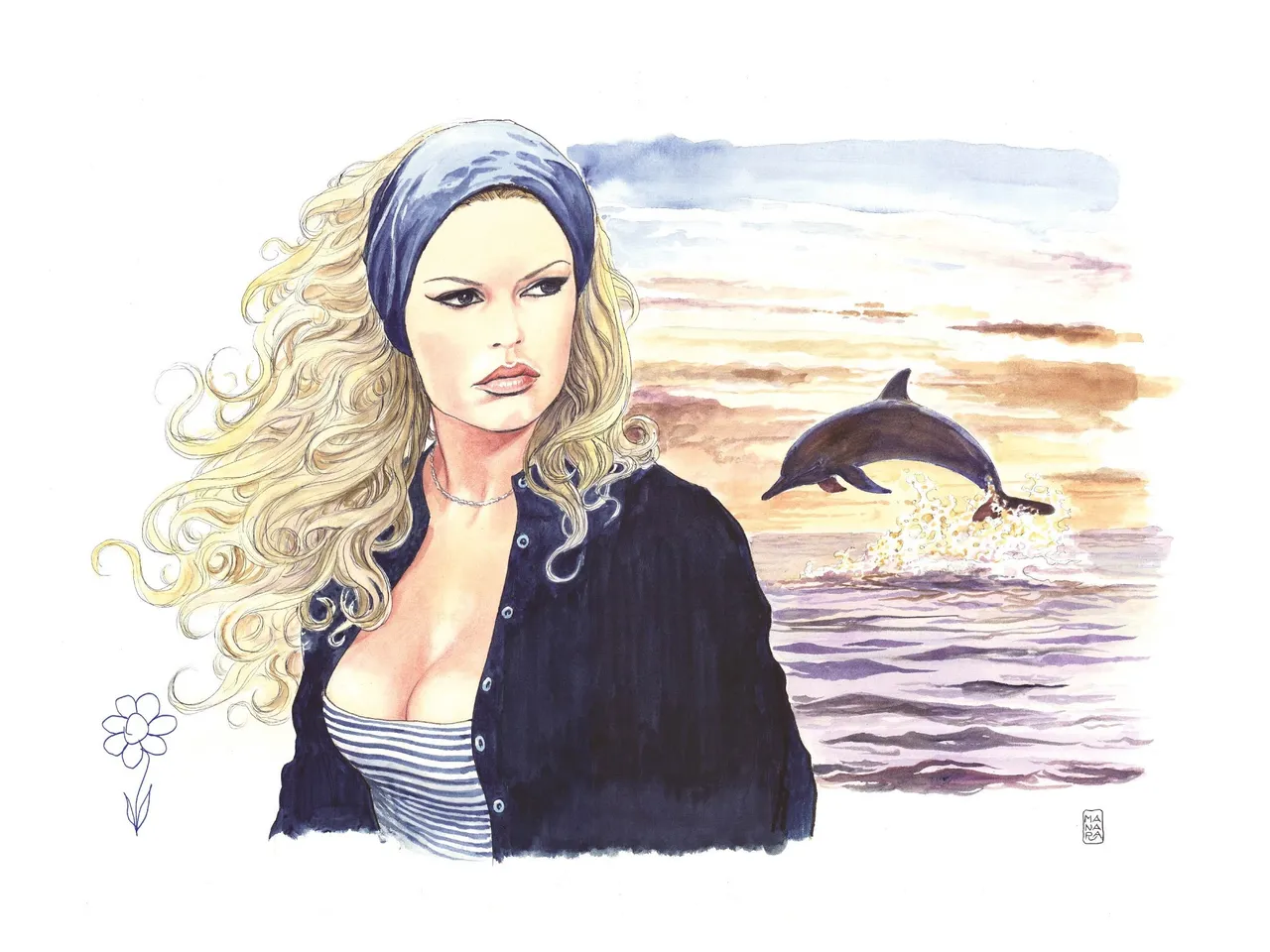 Milo Manara - Brigitte Bardot page 1 full
