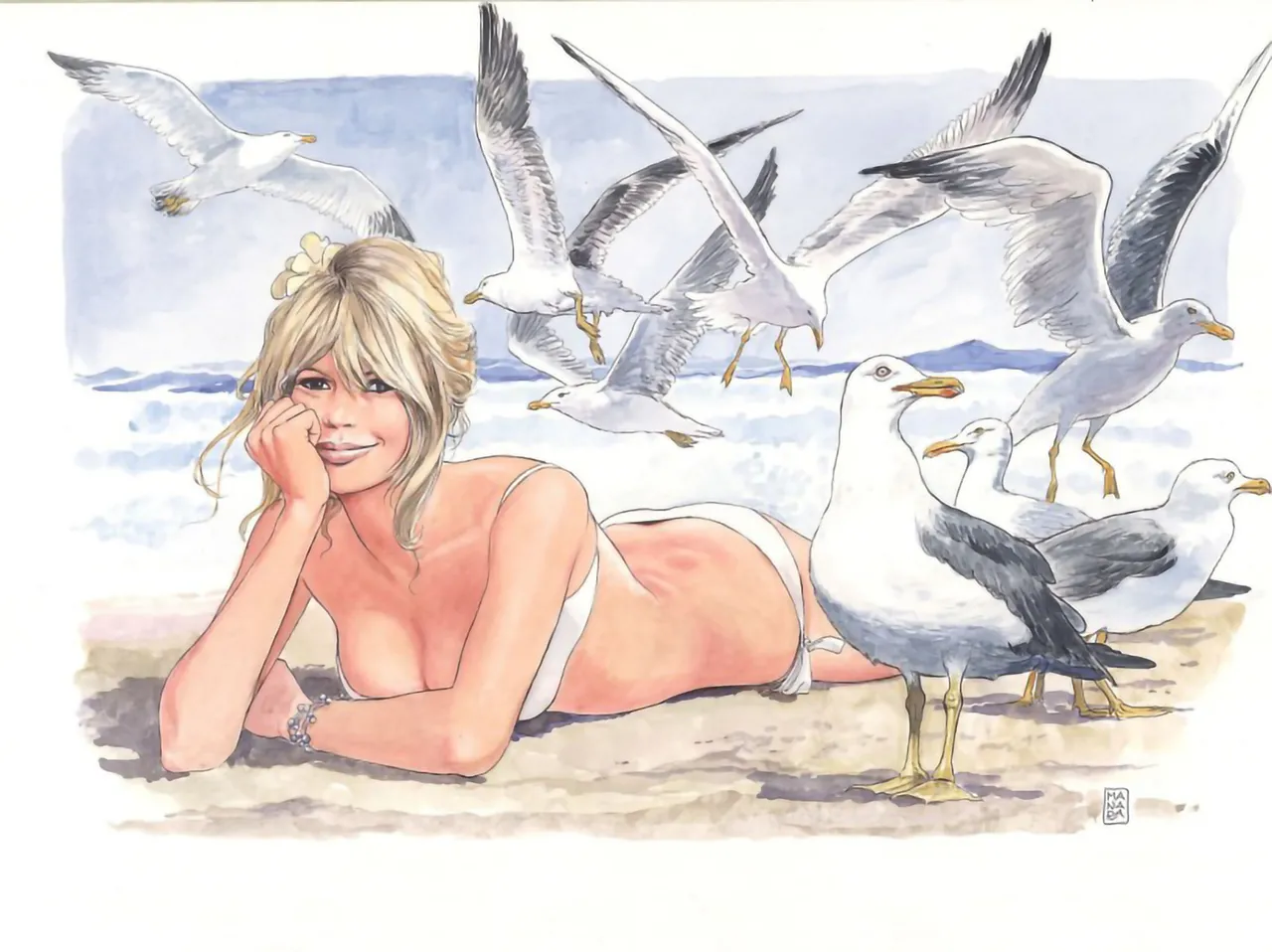 Milo Manara - Brigitte Bardot page 4 full