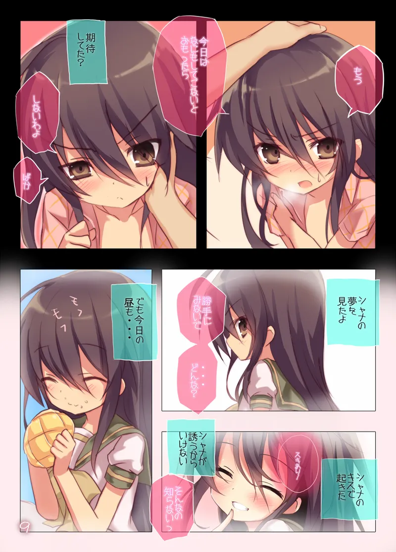 Shana no Kiss de okita. page 8 full