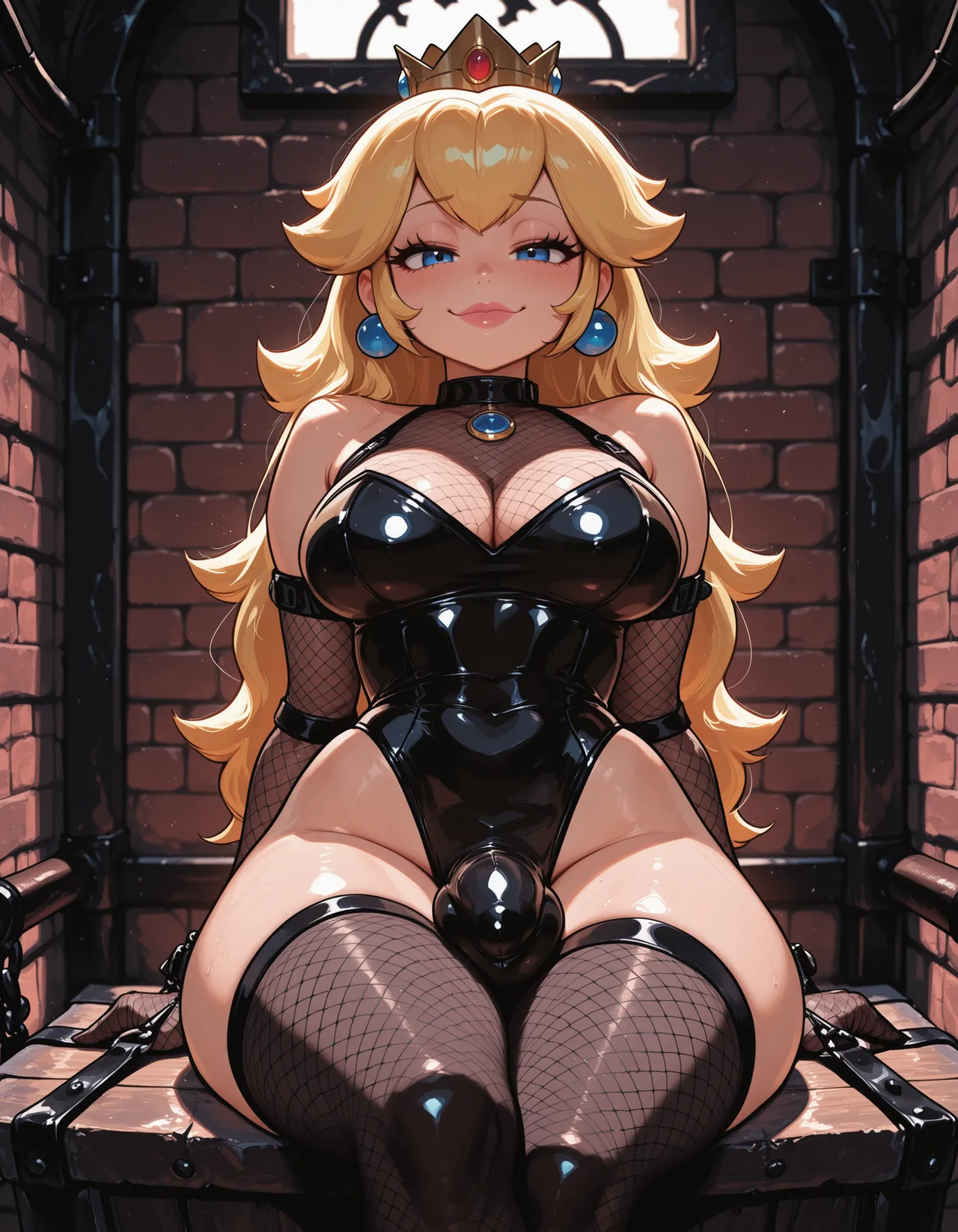 PRINCESS PEACH GOTH FUTA - MARIO BROSS P1 page 3 full