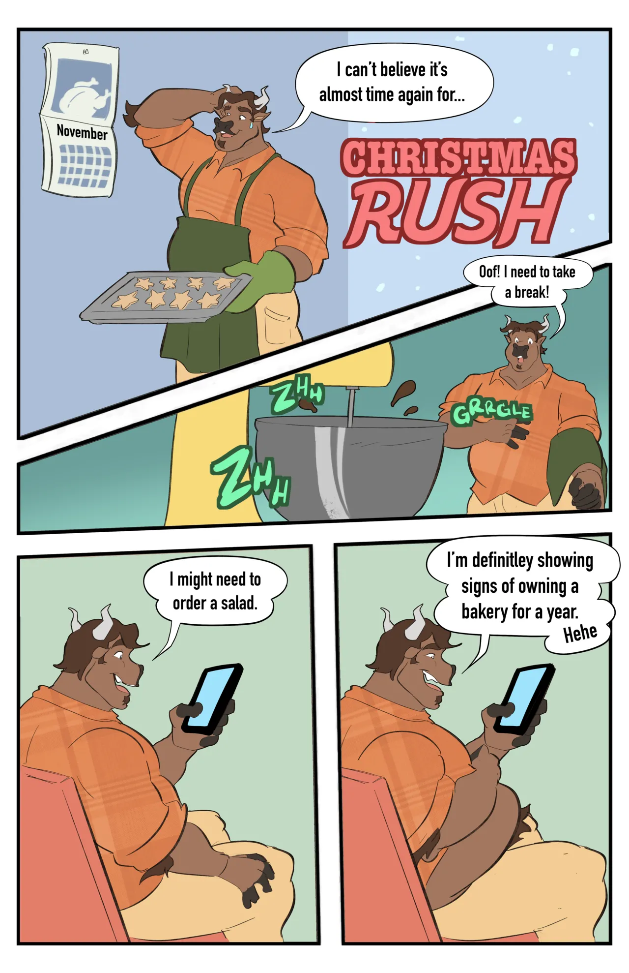 Christmas Rush page 1 full