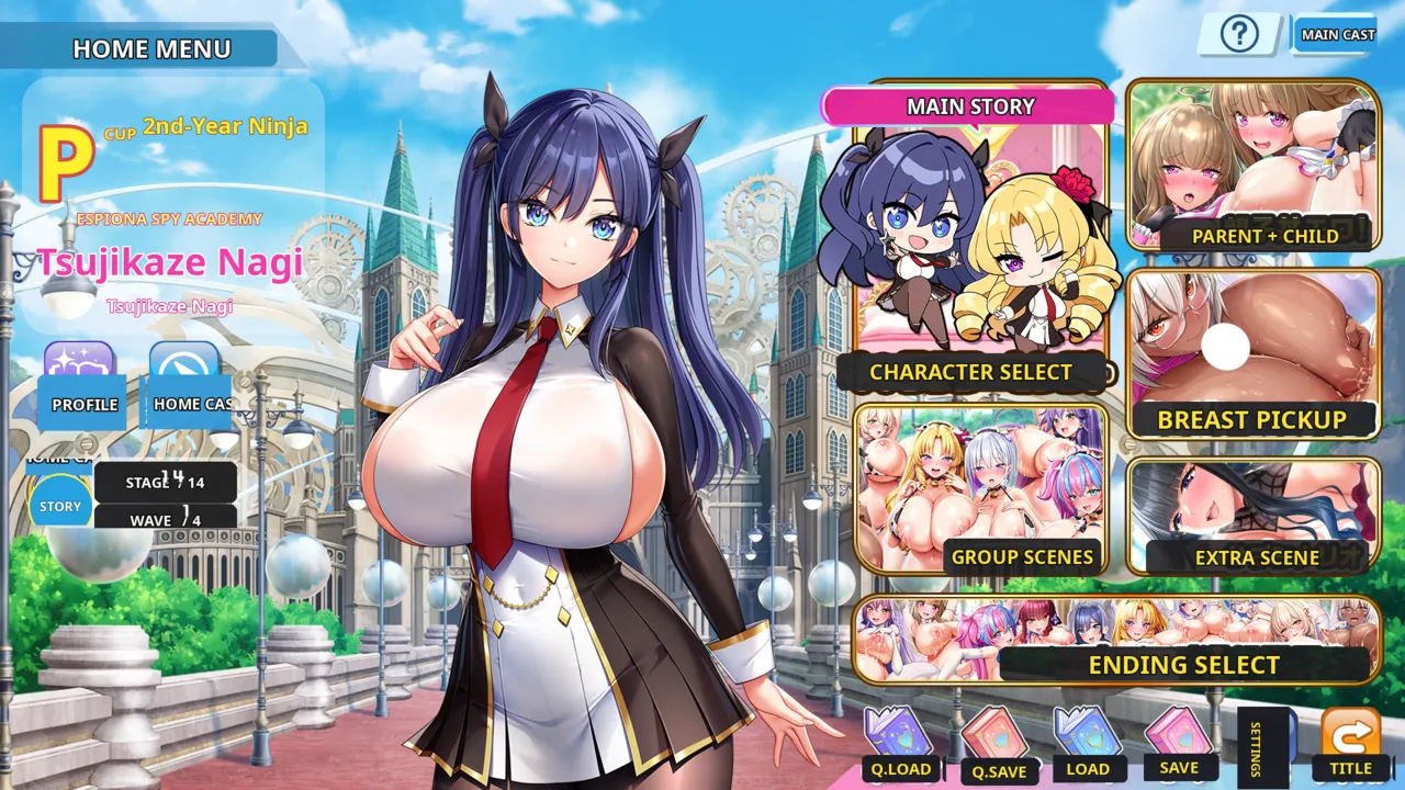 Motto! Haramase! Honoo no Oppai Isekai Oppai Spy Gakuen! L2D Uncensor patch + UI &amp; Dialogue translation page 4 full