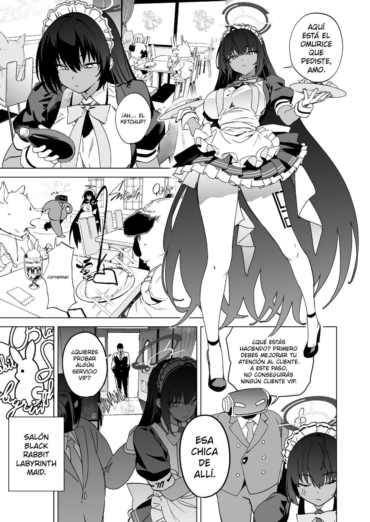 Shiri to Karin to Toumei Bunny｜La sirvienta, el trasero y el conejito cristalino page 2 full