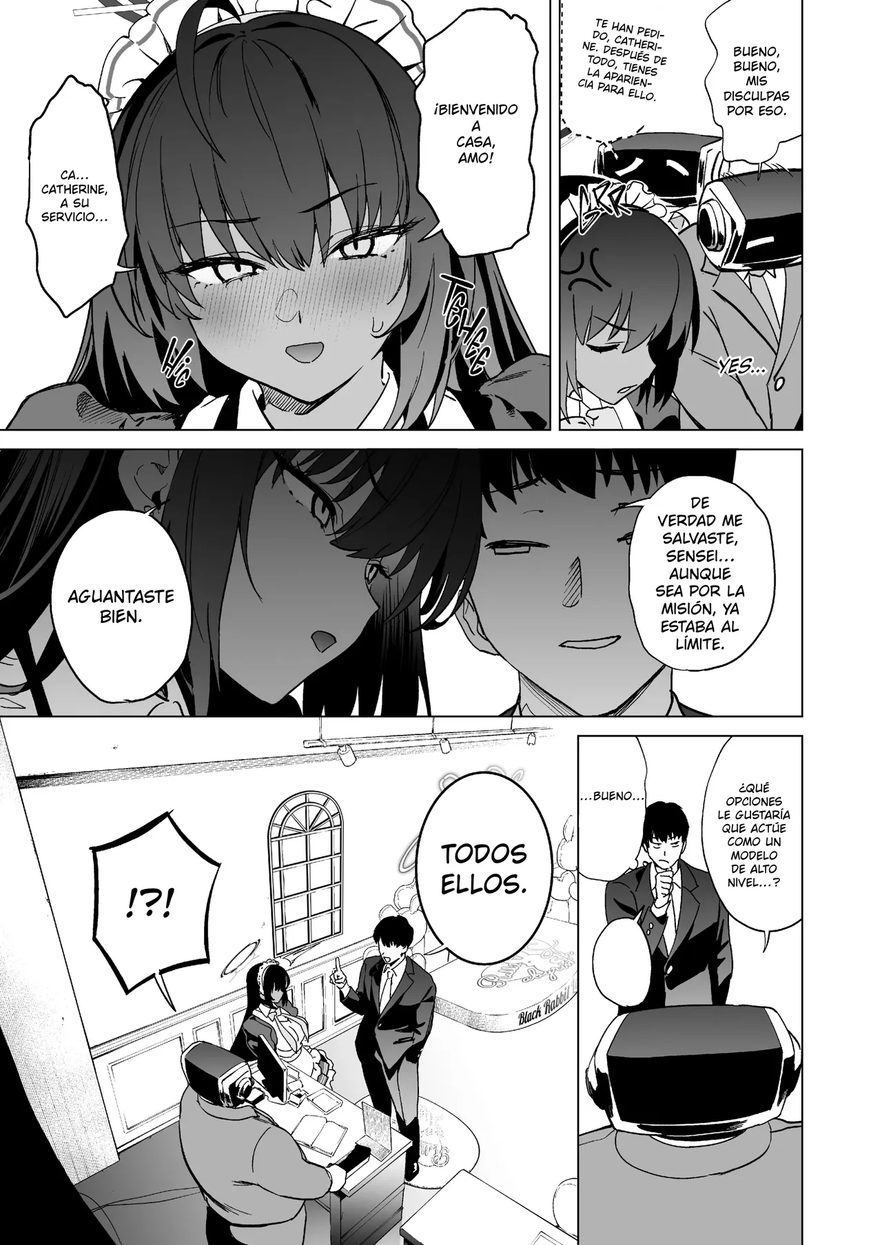 Shiri to Karin to Toumei Bunny｜La sirvienta, el trasero y el conejito cristalino page 4 full