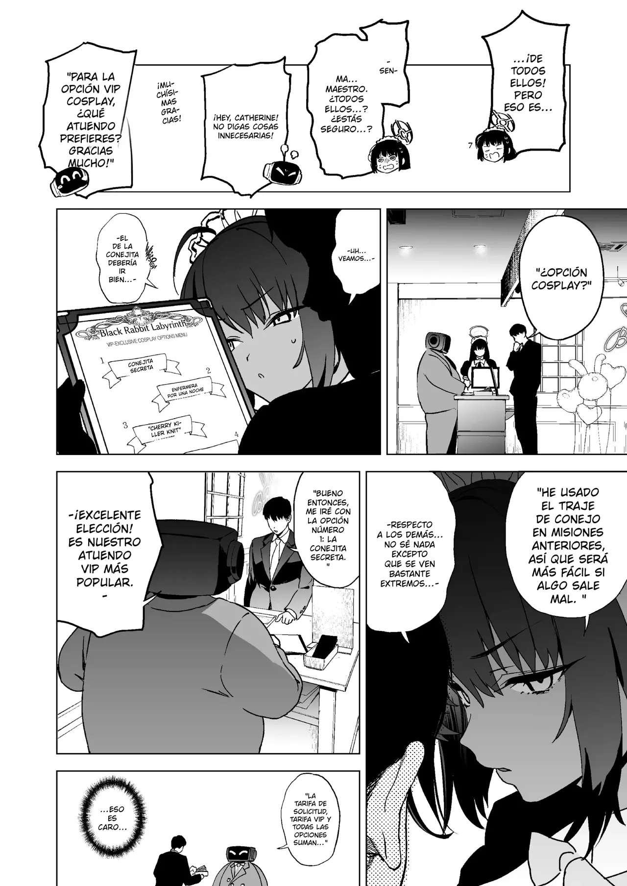 Shiri to Karin to Toumei Bunny｜La sirvienta, el trasero y el conejito cristalino page 5 full