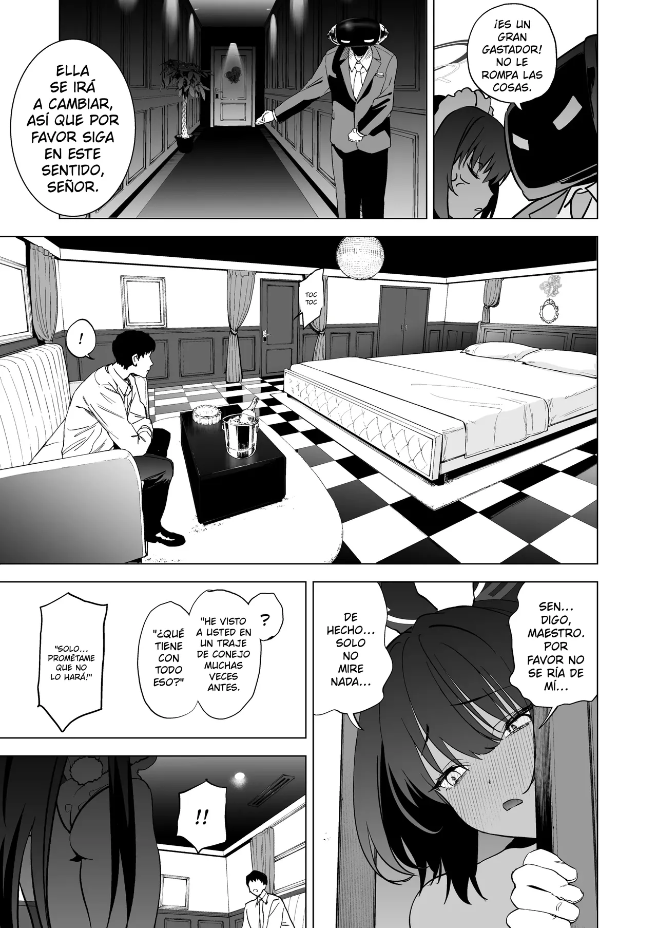 Shiri to Karin to Toumei Bunny｜La sirvienta, el trasero y el conejito cristalino page 6 full