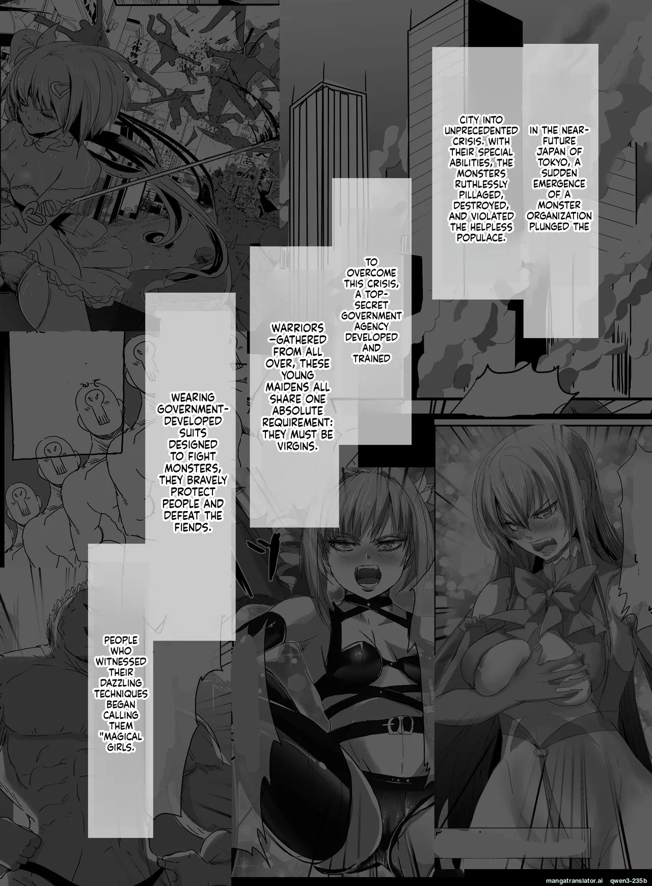 Mahou Shoujo VS Ero Trap Dungeon page 3 full