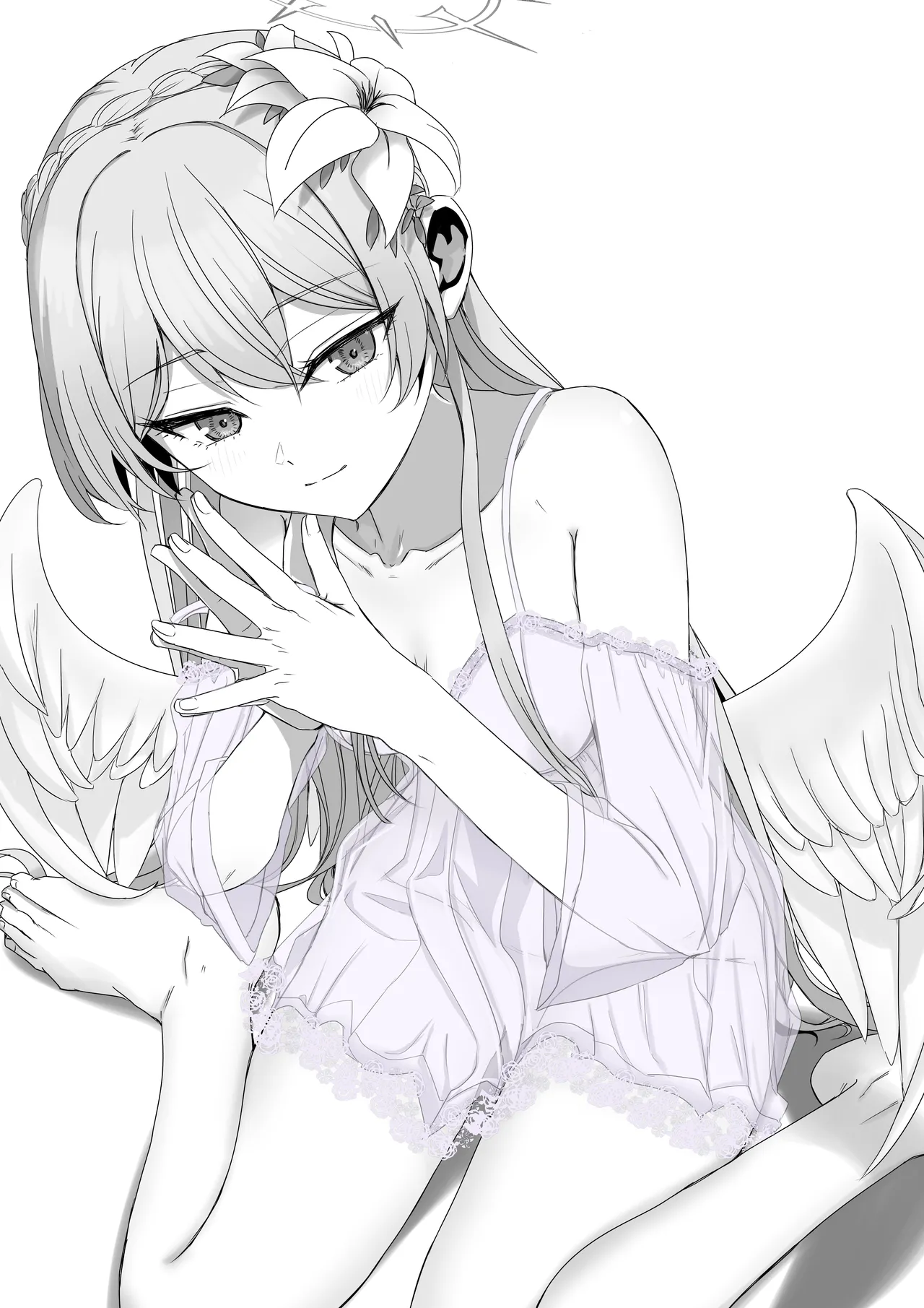 桐藤ナギサのイラスト（神秘的な差分あり） page 1 full