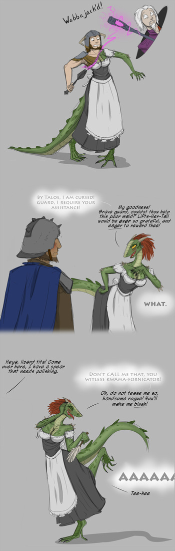 Lusty Argonian Maid'd cover