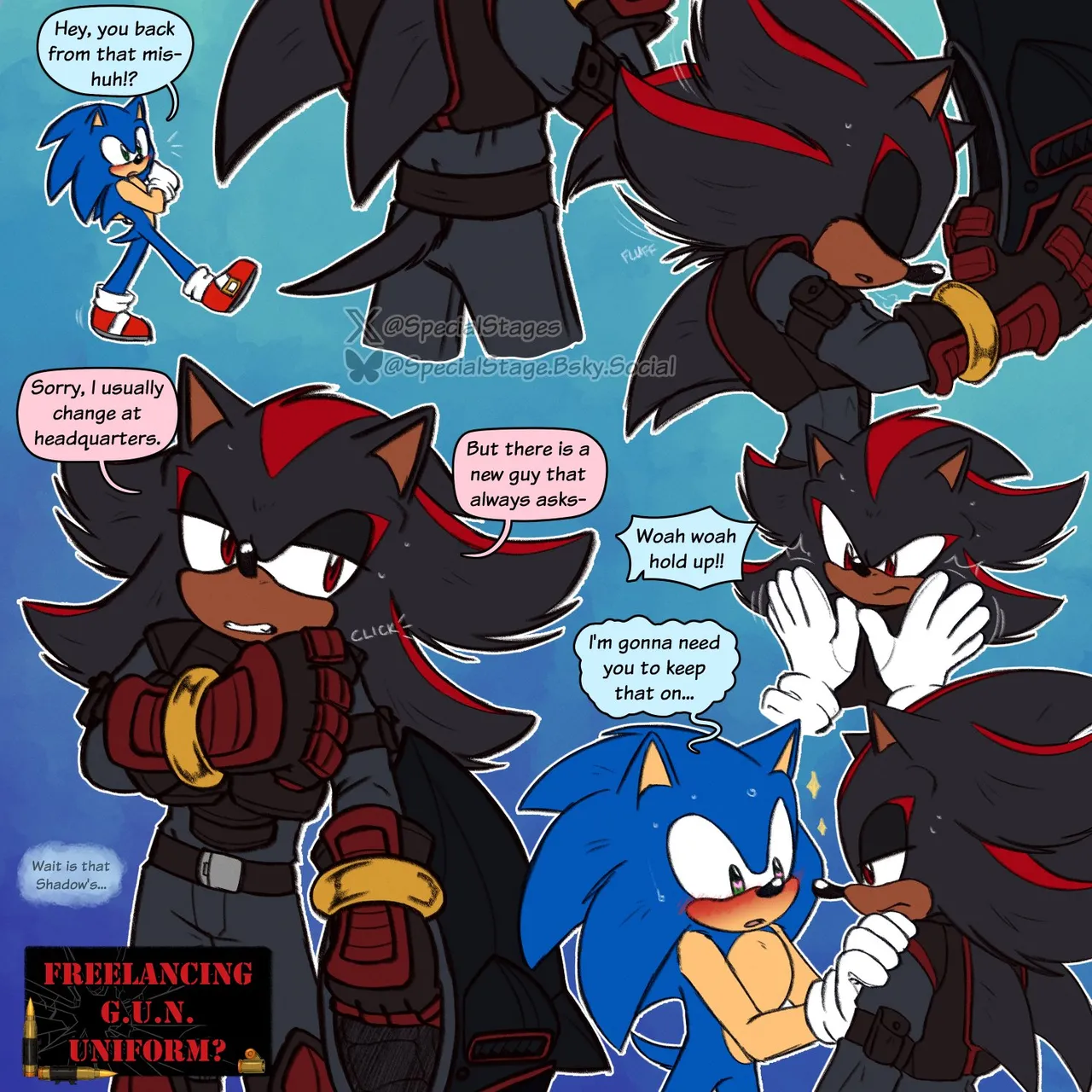 Untitled GUN Uniform Comic page 1 full