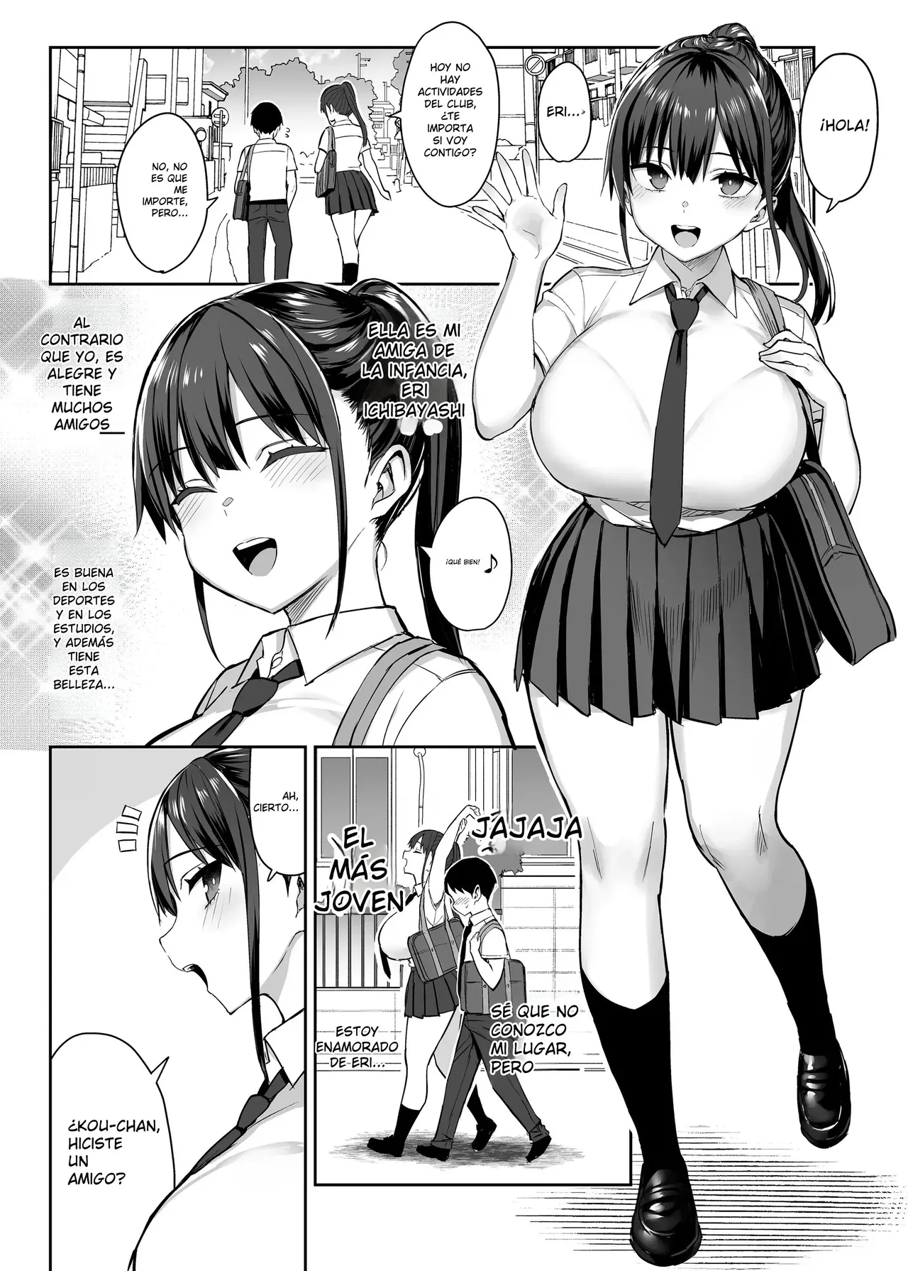 Zutto Suki Datta Kyonyuu Osananajimi ga Furyou-tachi ni Moteasobareta Nanokakan 1 page 3 full