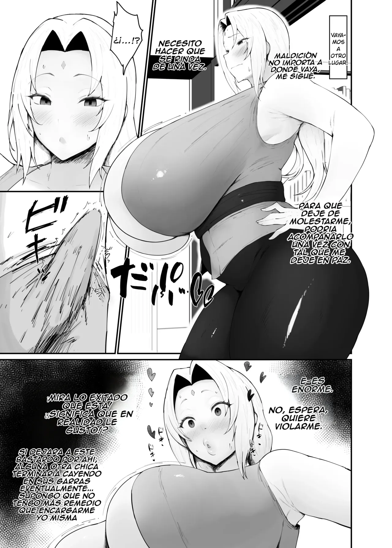 Choroi Kunoichi ni Shiborareru Hanashi | Historia Sobre Cómo Ser Exprimido Por Una Fácil Kunoichi page 7 full