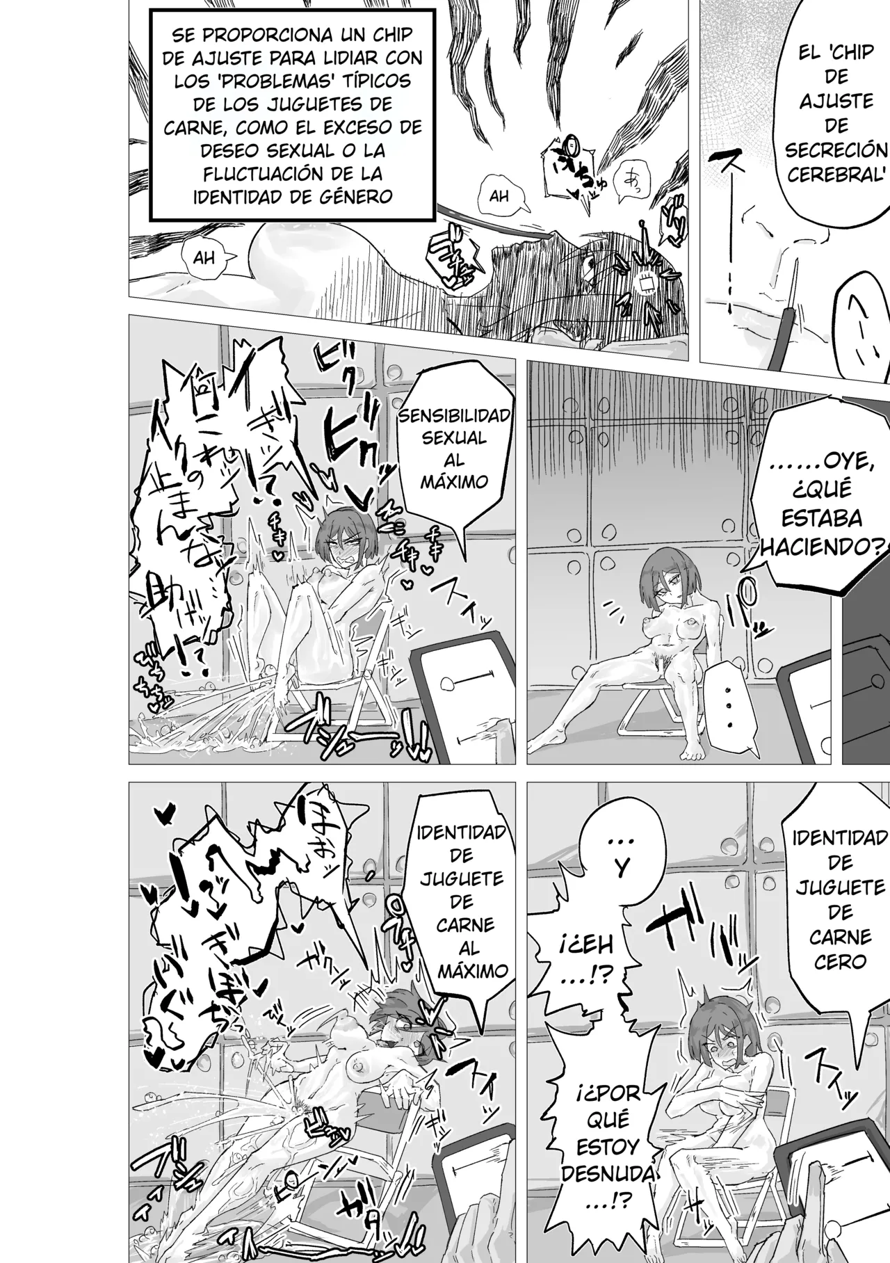Maso Nikuka Tekigou Shujutsu ~Nikuomo Chiya wa Seibetsu Niku Omocha~| Cirugía de adaptación a juguete de carne ~Chiya Nikuomen: género y juguete sexual~ page 10 full