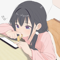 Yui Eating