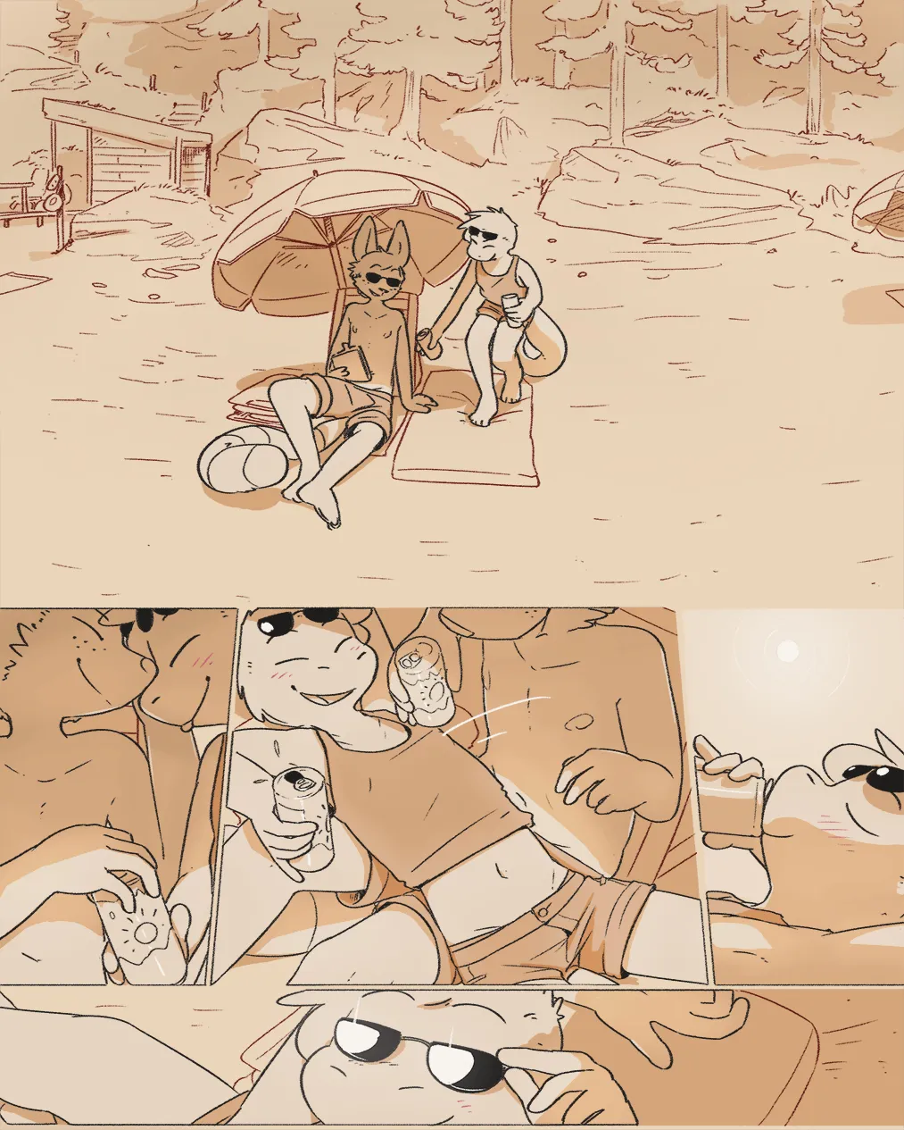 Sunny with Finn &amp; Nick page 1 full