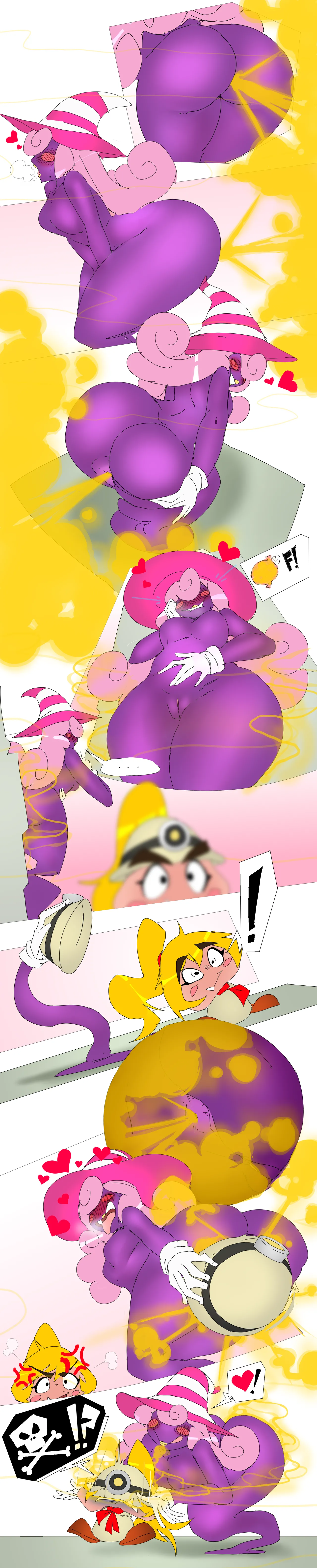 Vivian Farting in Goombella's Cap page 1 full