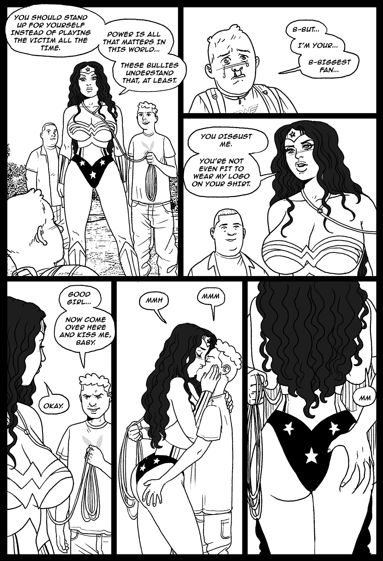 Bang My Bully - Taming of Wonder Woman page 5 full