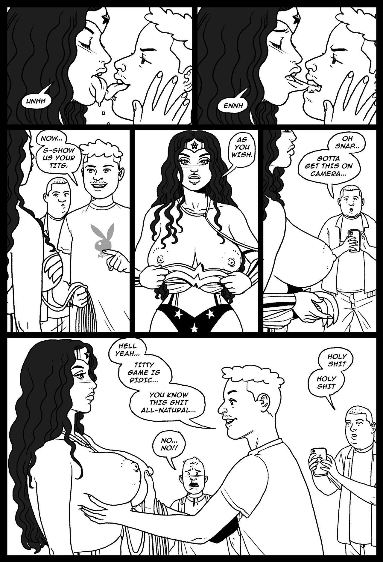 Bang My Bully - Taming of Wonder Woman page 6 full