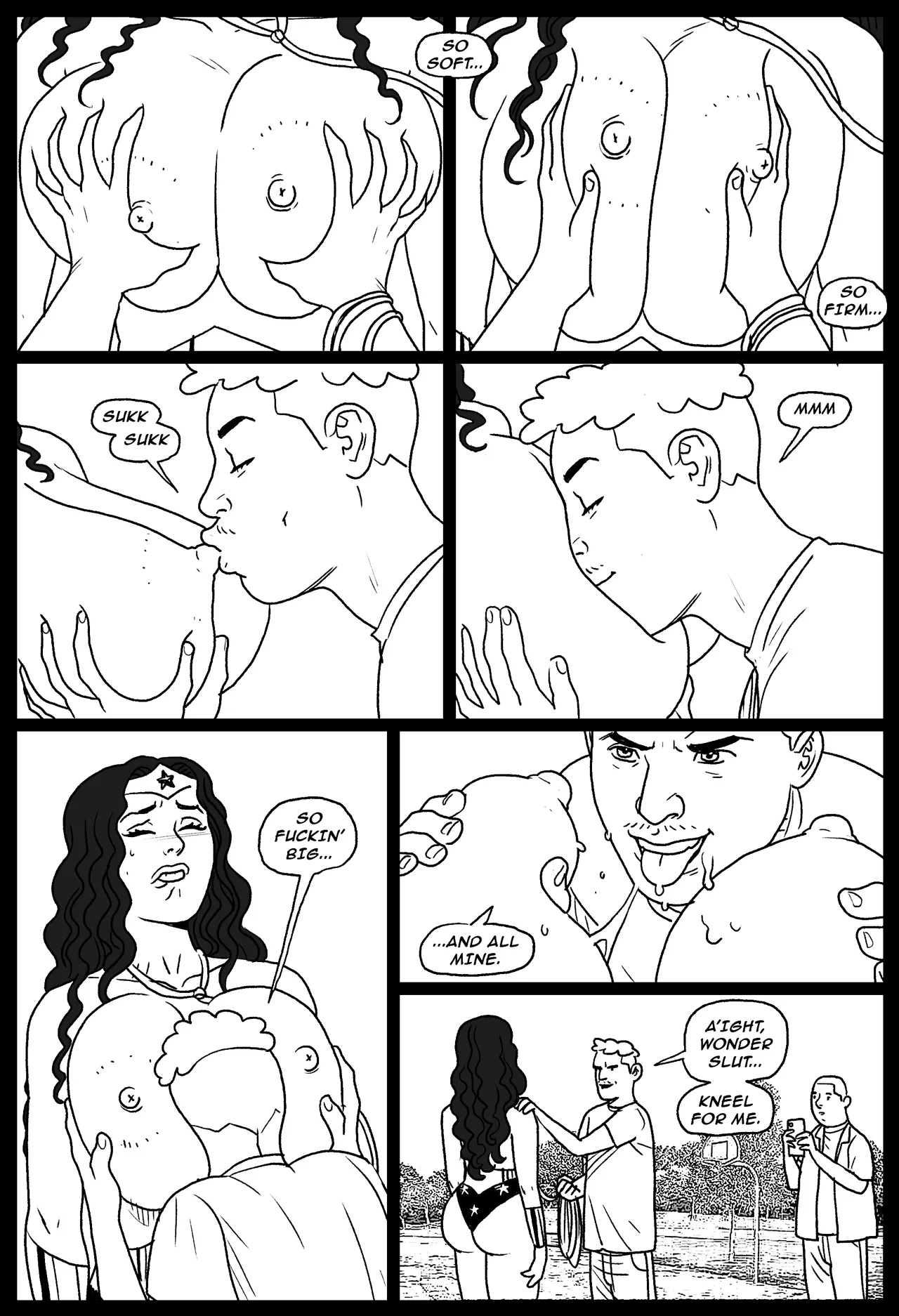 Bang My Bully - Taming of Wonder Woman page 7 full