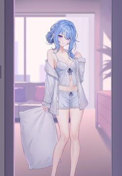 【Fanbox】云开明（R18）【Odette】奥黛塔睡衣（12P）