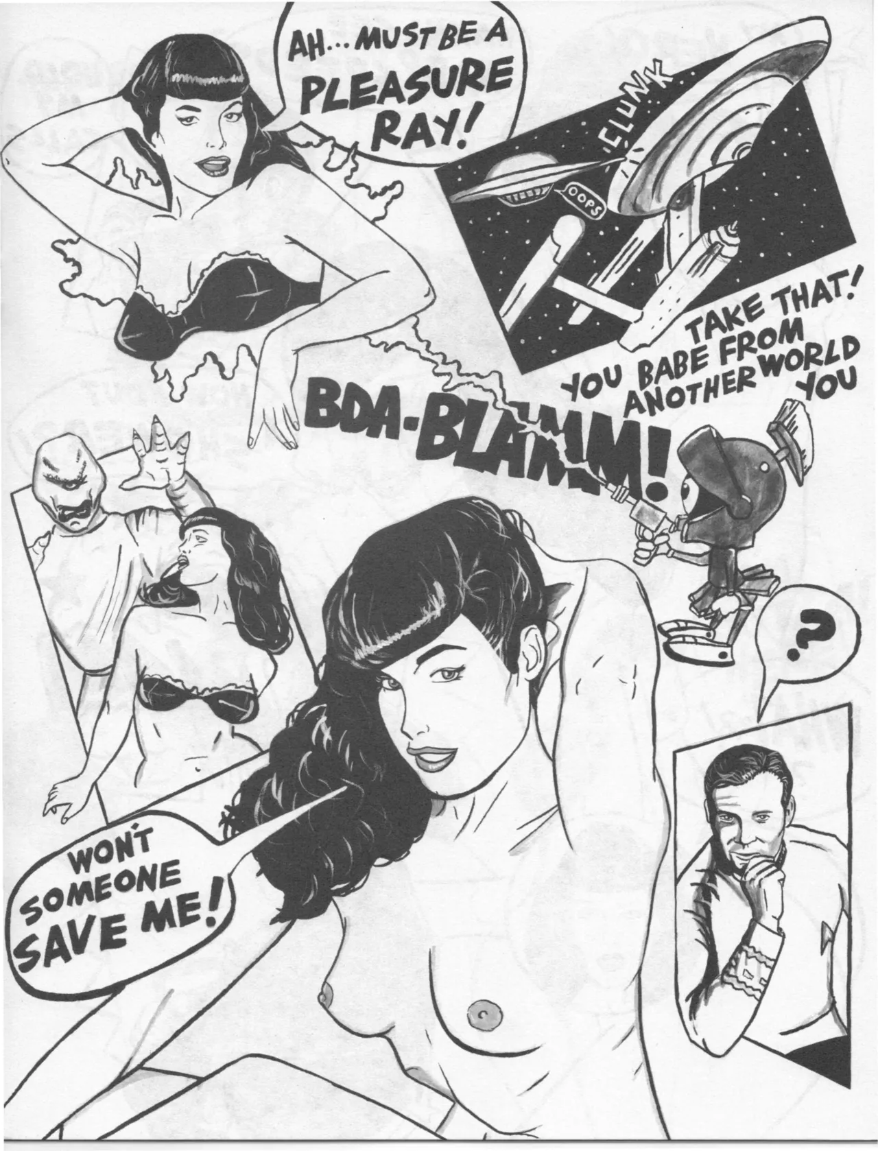 Betty Page Fetish Comix #1 page 5 full