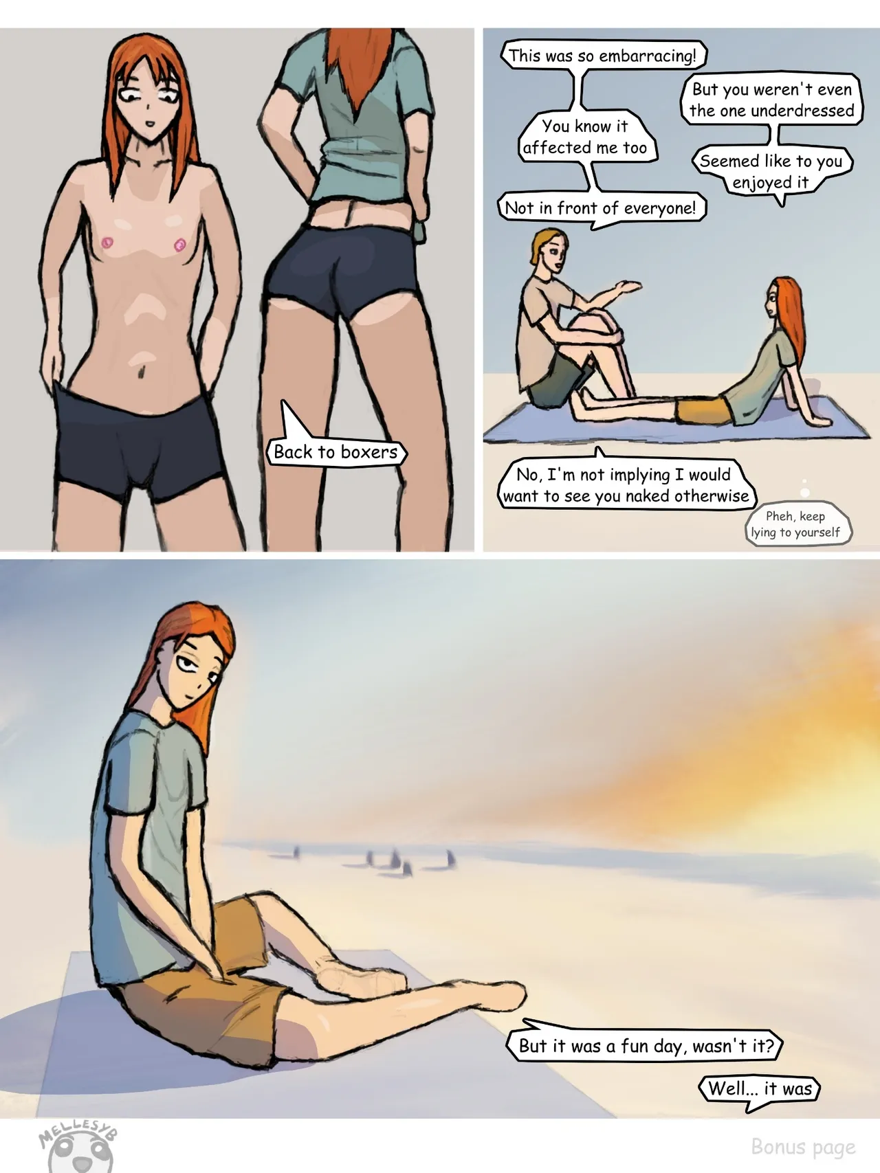The girl who doesn't want to wear tops page 6 full
