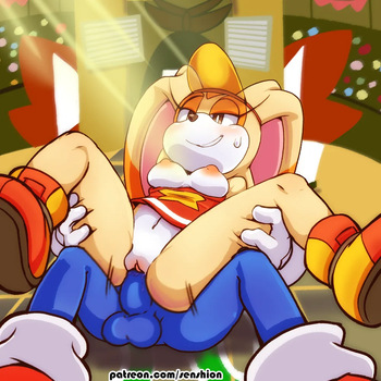 Older/Aged-up Cream the Rabbit cover