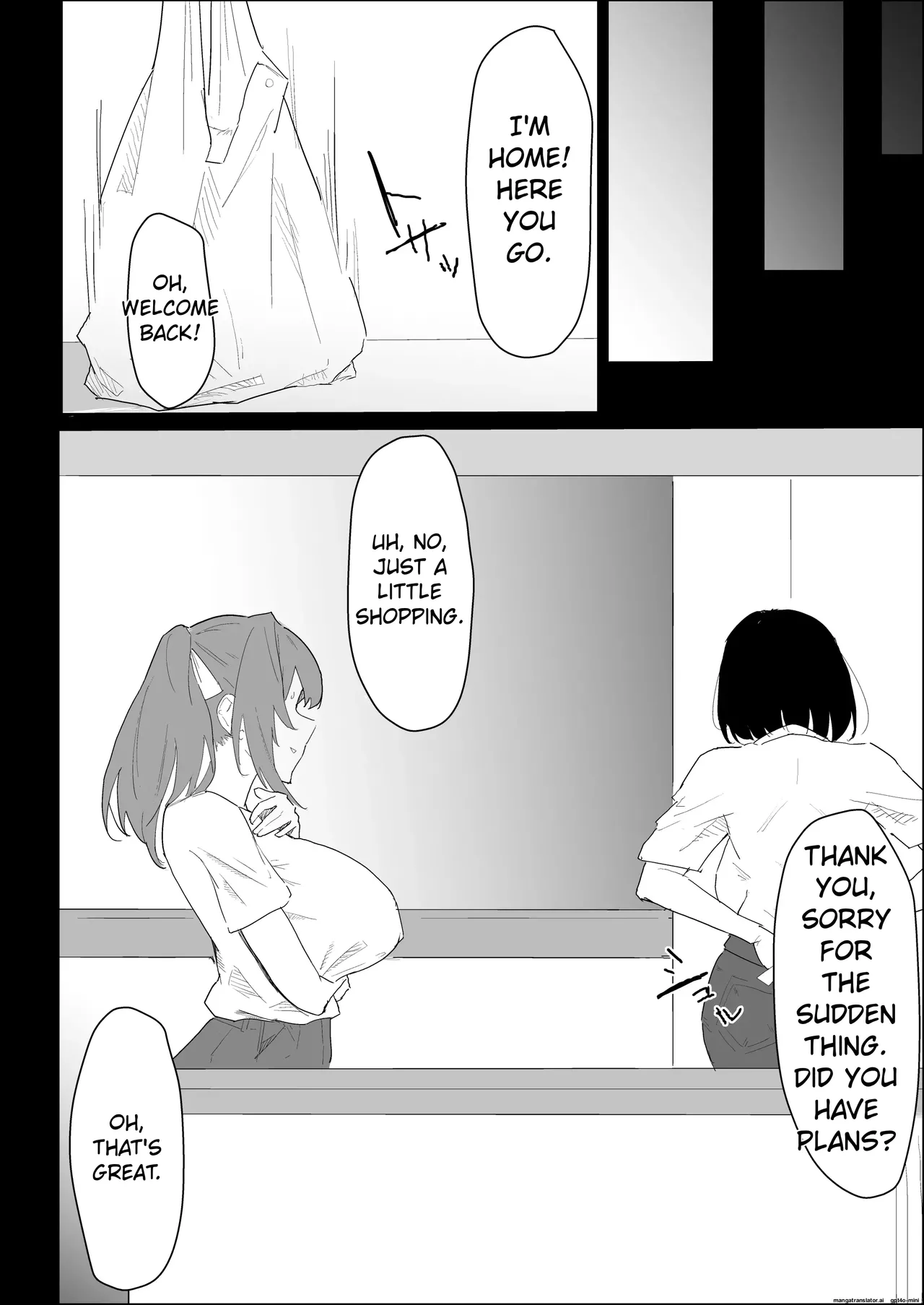 My busty older sister, who has a boyfriend, reluctantly helps me out. page 10 full