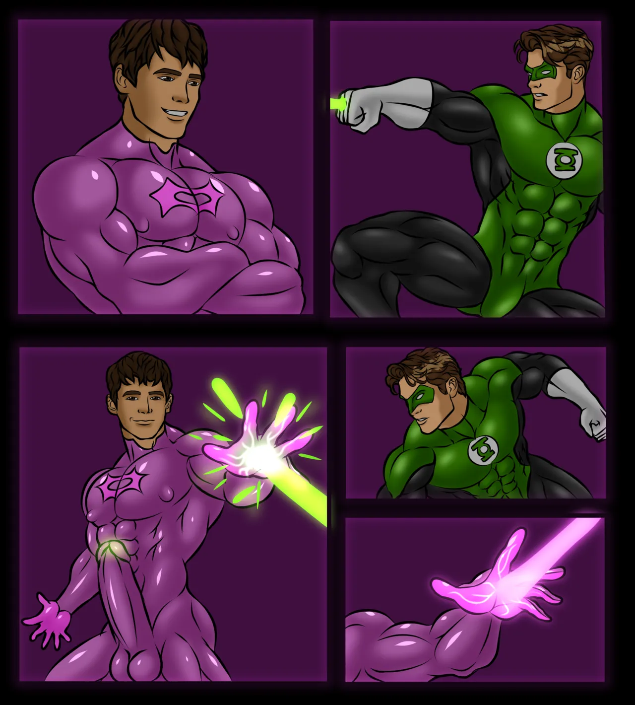 Onyx Mage vs Green Lantern page 7 full