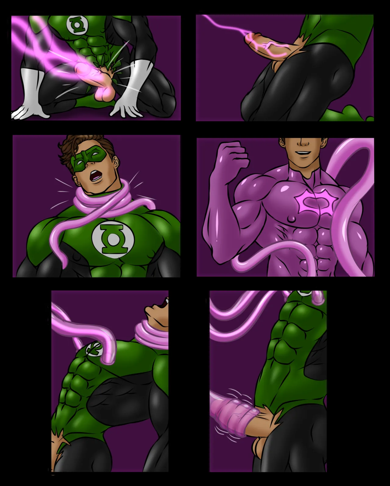 Onyx Mage vs Green Lantern page 9 full