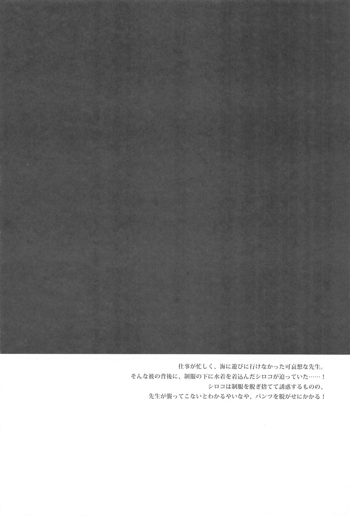 Mizugi Shiroko ga Sukihoudai Shite Kuru Hanashi - A story about a swimsuit Shiroko that does whatever it wants. | 수영복 시로코가 자기 멋대로 행동하는 이야기 page 3 full